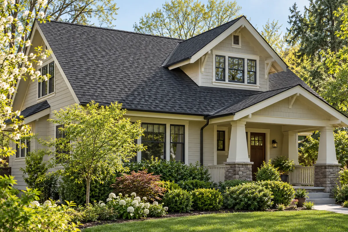 Roofing project: craftsman shingles