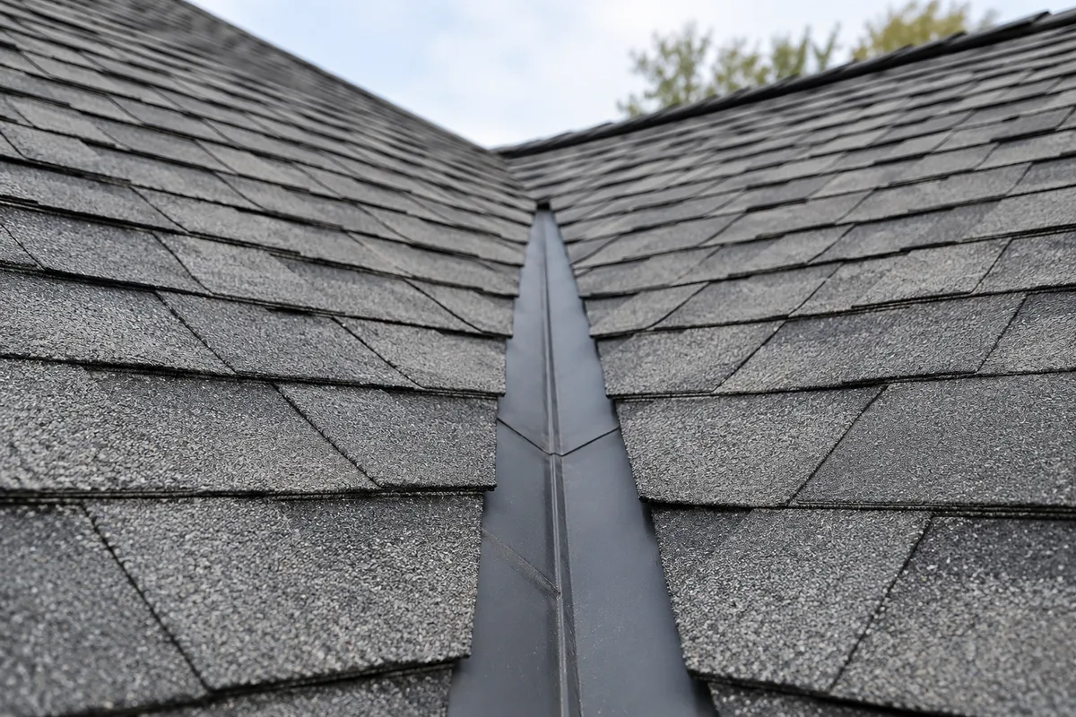 Roofing project: shingle detail
