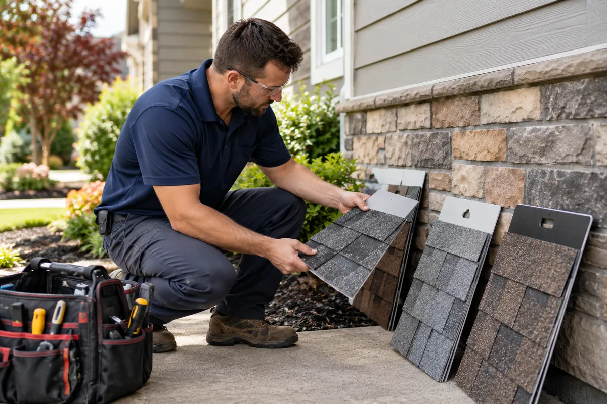 Roofing project: roof inspection