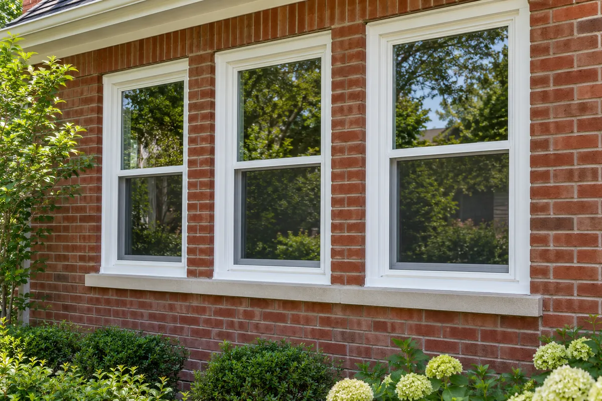 Window project: brick double hung