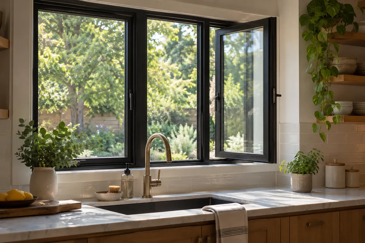 Window project: casement interior