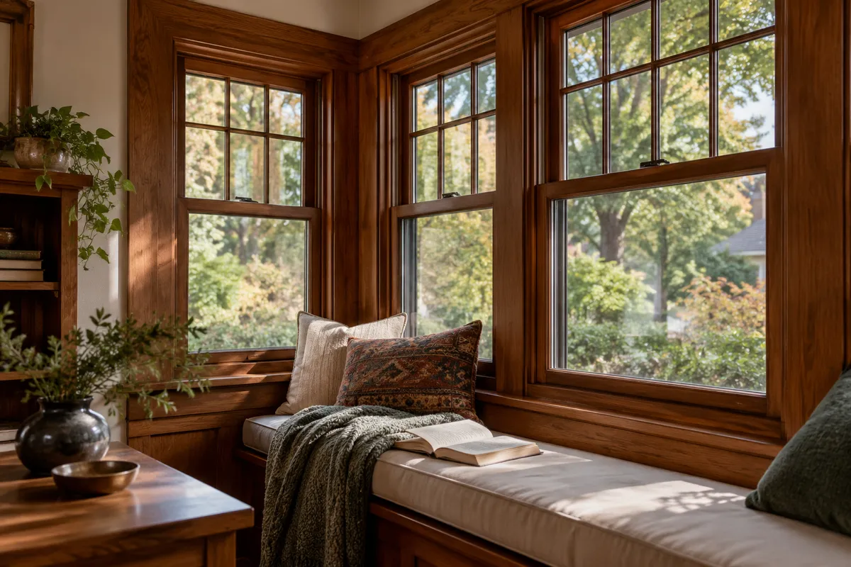 Window project: traditional wood